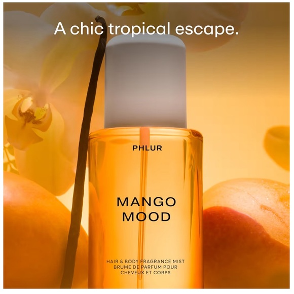 PHLUR Mango Mood Body Mist Hair & Body Mist Mango, Jasmine, Patchouli & Vanilla - Picture 2 of 6